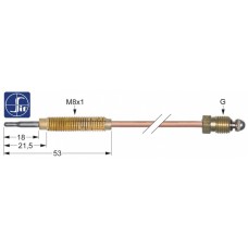 Termocupla SIT M8x1 850mm M8x1 #107631